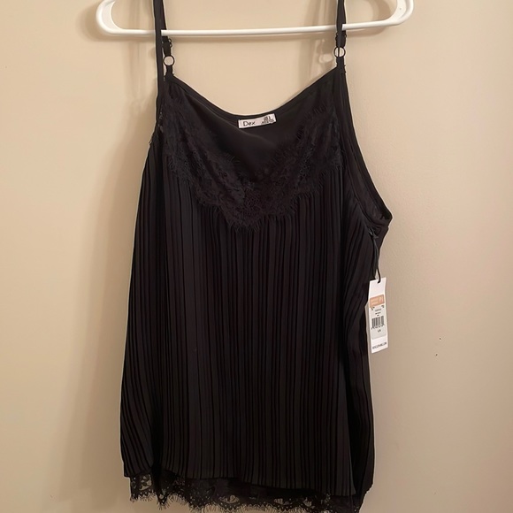 Dex Black Accordion Style Tank-Size L - Picture 1 of 5